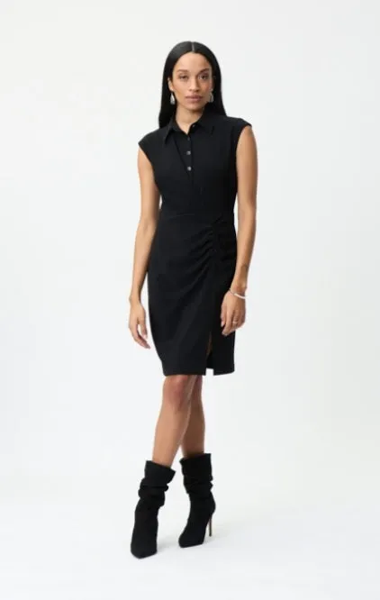 Joseph Ribkoff Sleeveless Front Button Down Knee Length Dress