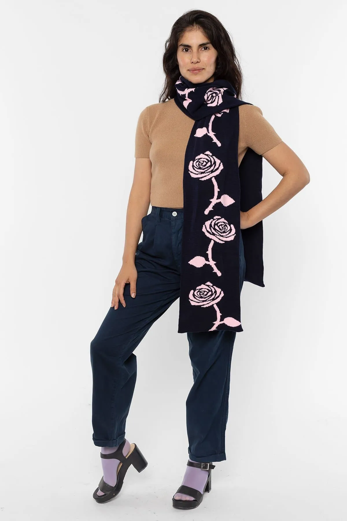 JQSCARF05 - Rose Scarf