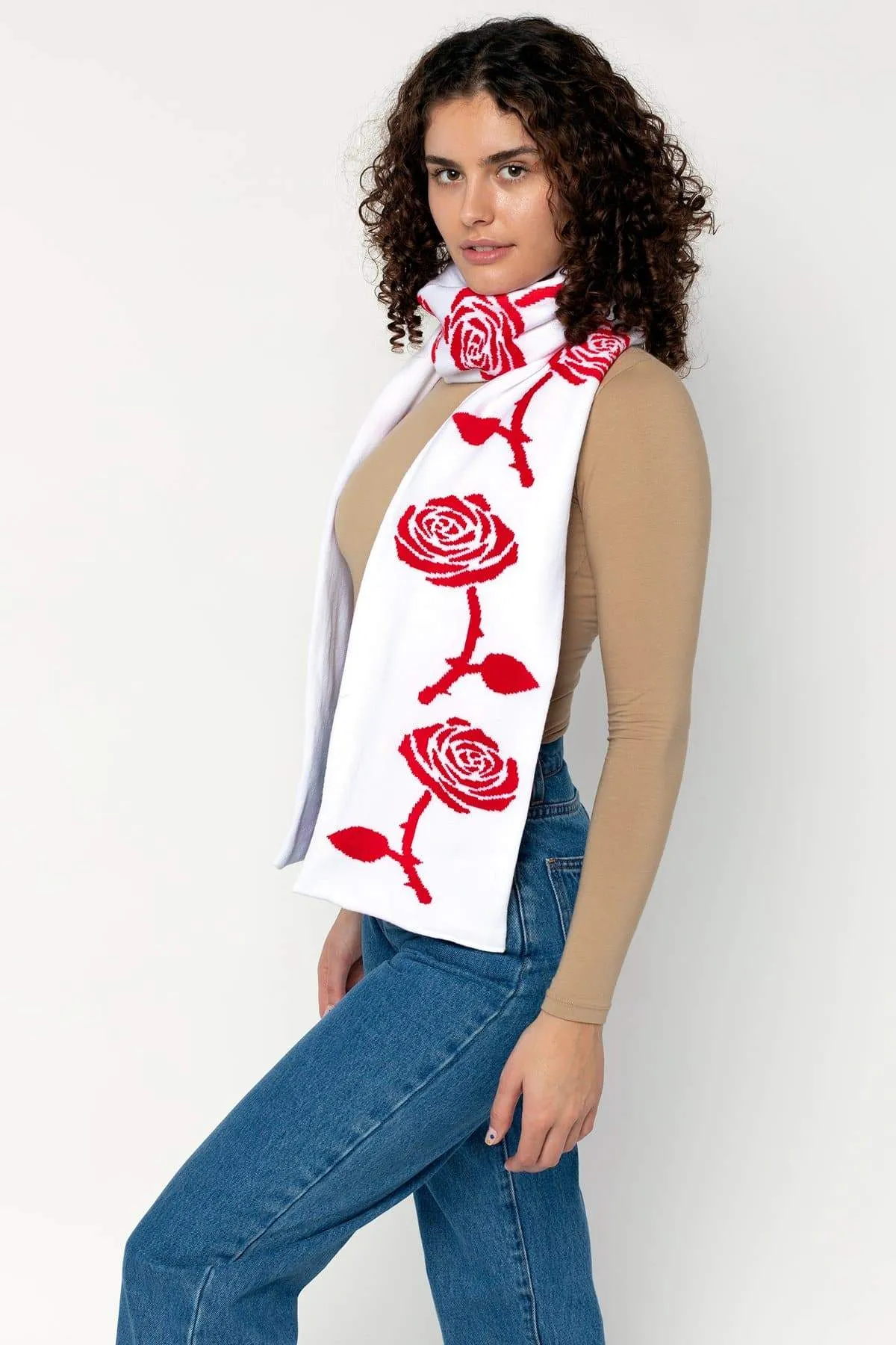 JQSCARF05 - Rose Scarf