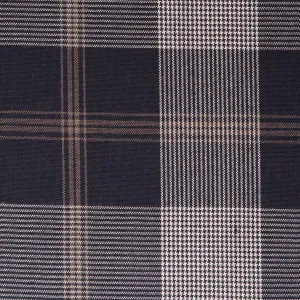 Kilnsey Navy Tharthan Tartan Check 65% Poly 35% Visc