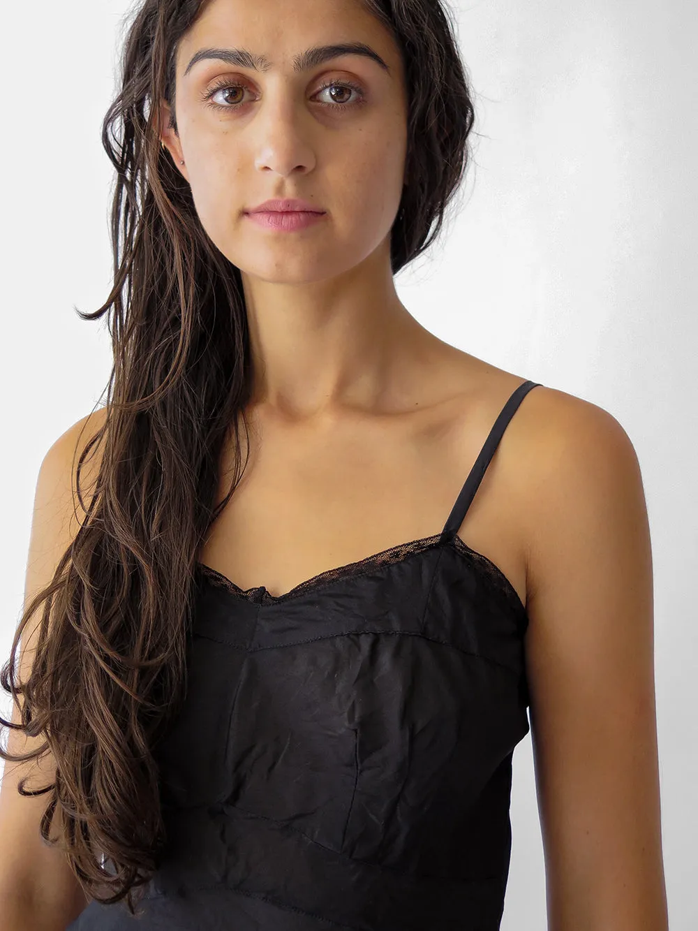 Lolita Silk Camisole in Black