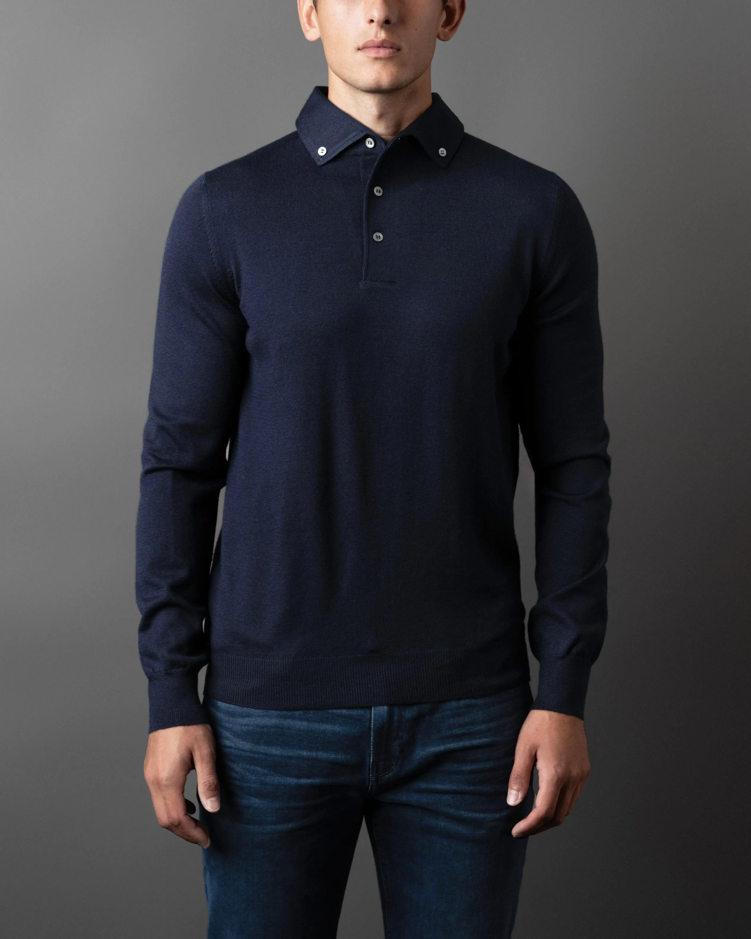 Long Sleeve Polo Shirt