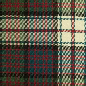 Macdonald Of Clanranald Dress Caledonian Tartan Check 100% Wool