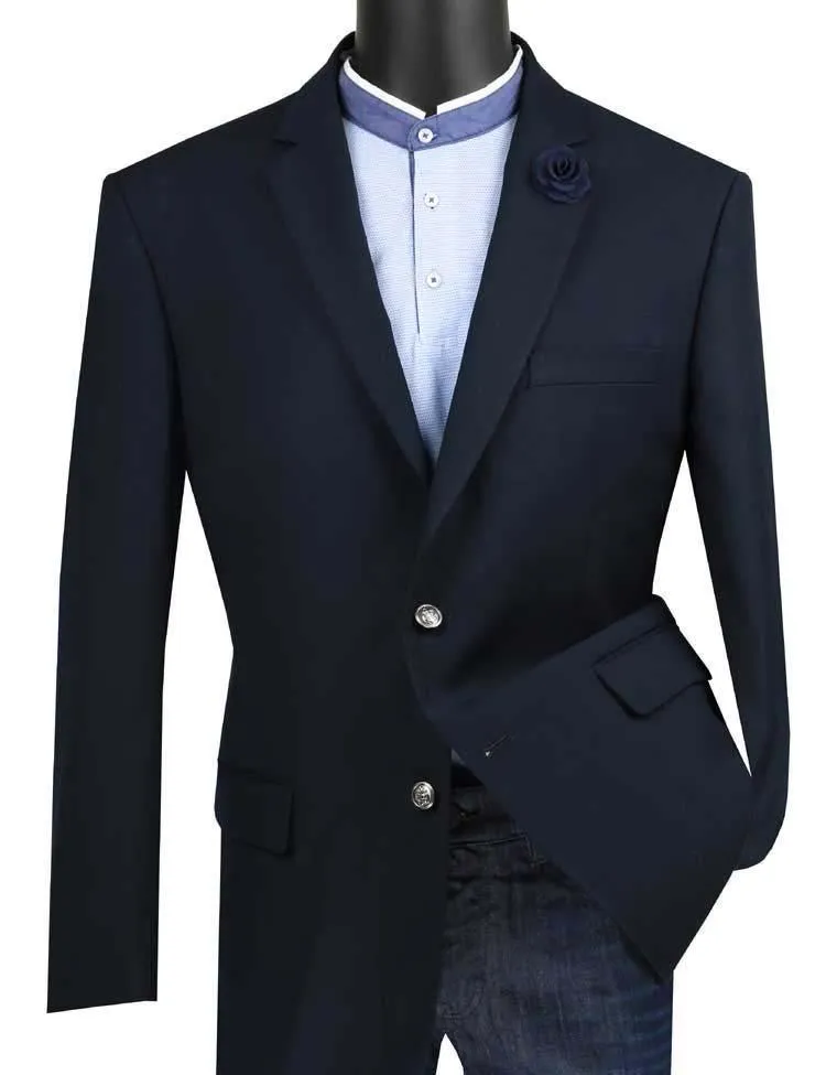 Men's Blazer Regular Fit Color Navy