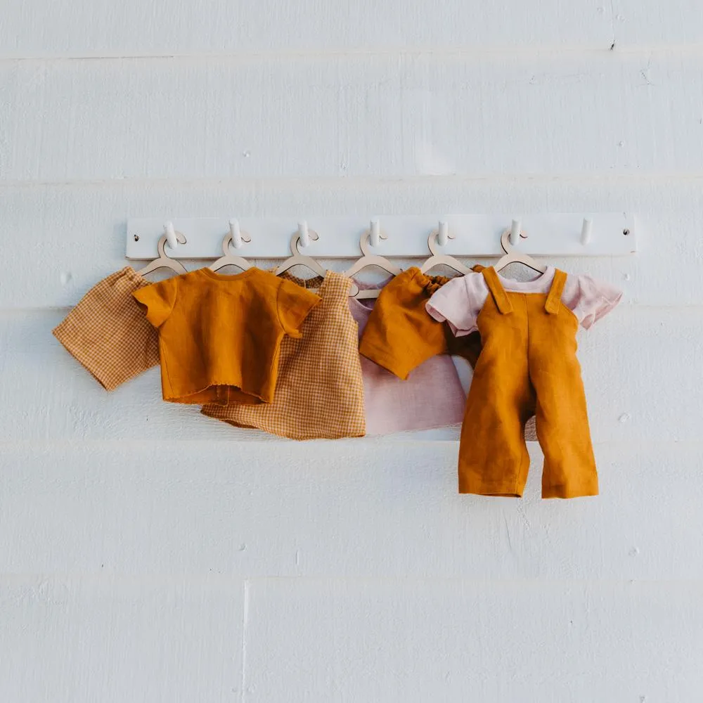 Mustard Linen Dolls Shirt