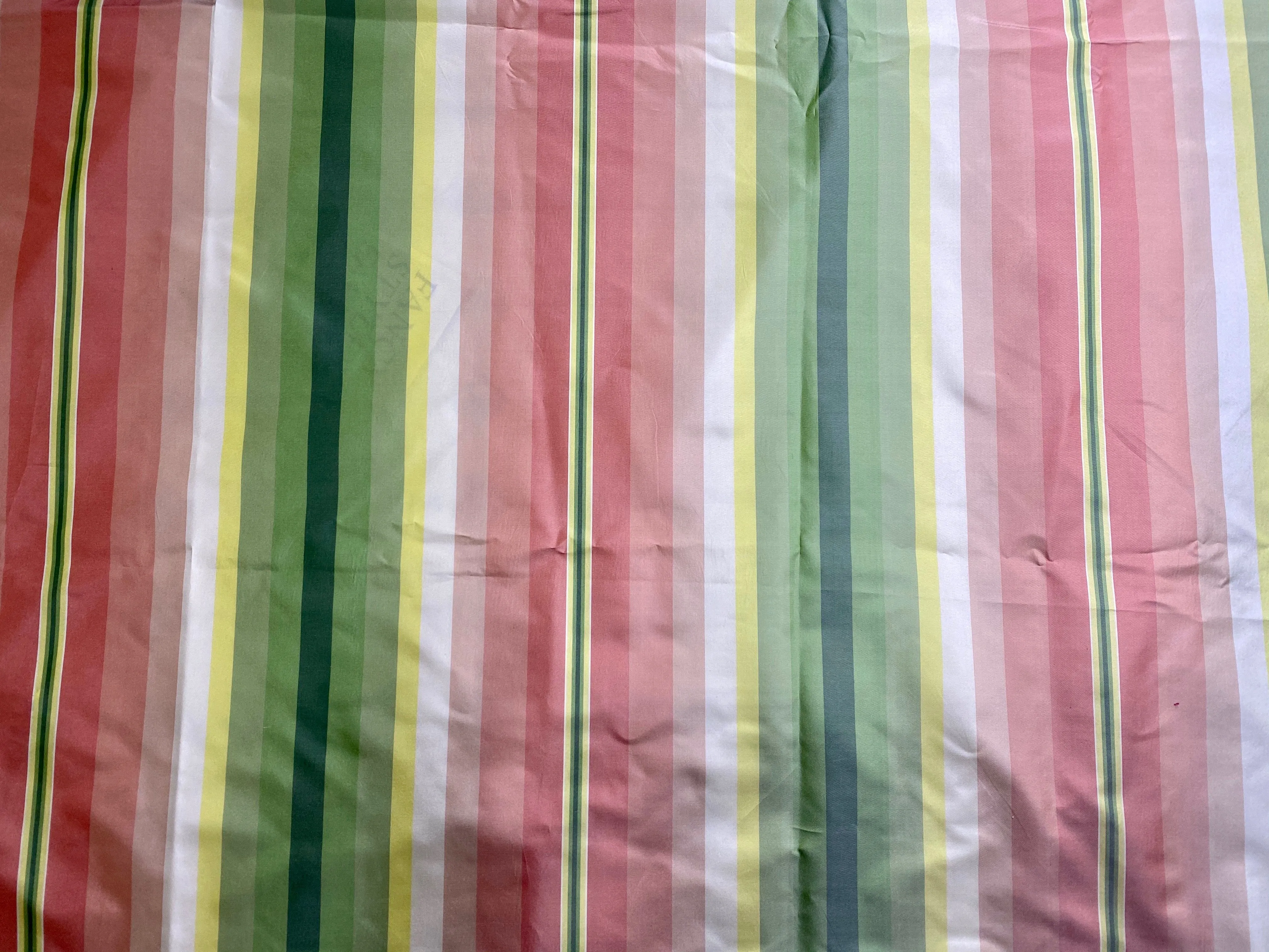 NEW Lady Delilah Designer 100% Silk Taffeta Rainbow Stripes Fabric - 55" Wide