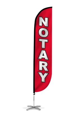 Notary Feather Flag