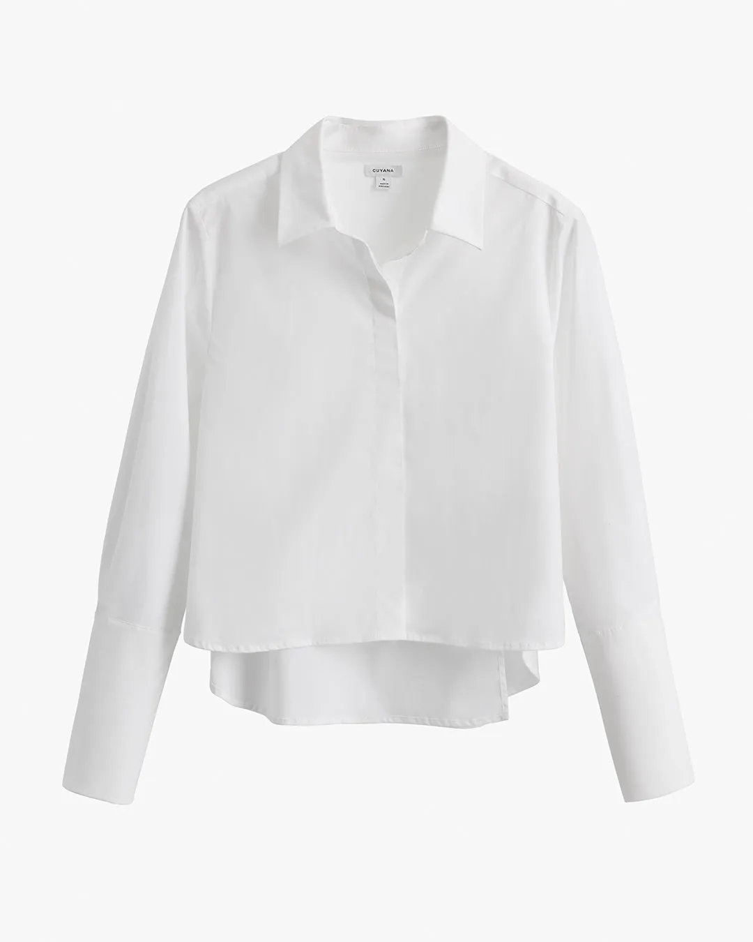 Poplin Cropped Overlay Shirt