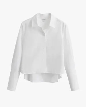 Poplin Cropped Overlay Shirt