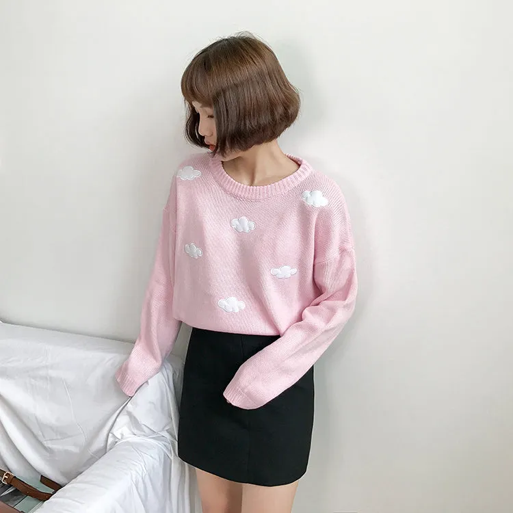 "IN THE CLOUDS" SWEATER