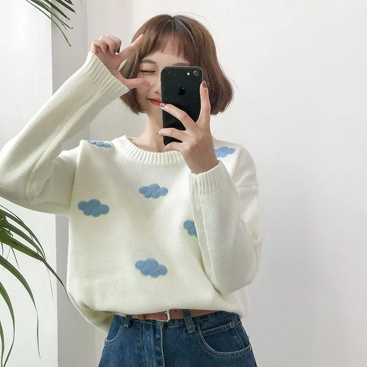 "IN THE CLOUDS" SWEATER