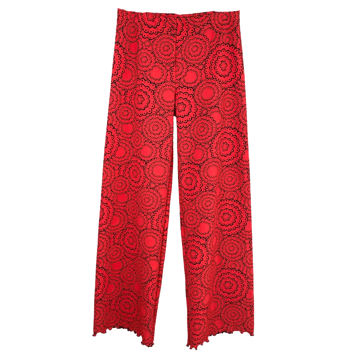 Rococco Red Doily Jacquard Knit Energy Pant