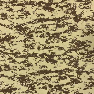 ***SECONDS*** 50/50 Nylon/Cotton Camo Ripstop Fabric - Kuwait 2 Color Digital (Sold per Yard)