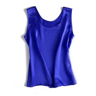 Silk O Neck Camisole in 100% Mulberry Silk - Elegant Design and Unparalleled Comfort!