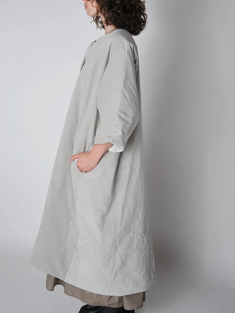 Silver Reversible padded Carola Coat