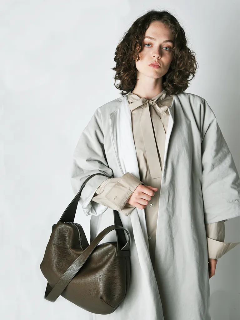 Silver Reversible padded Carola Coat