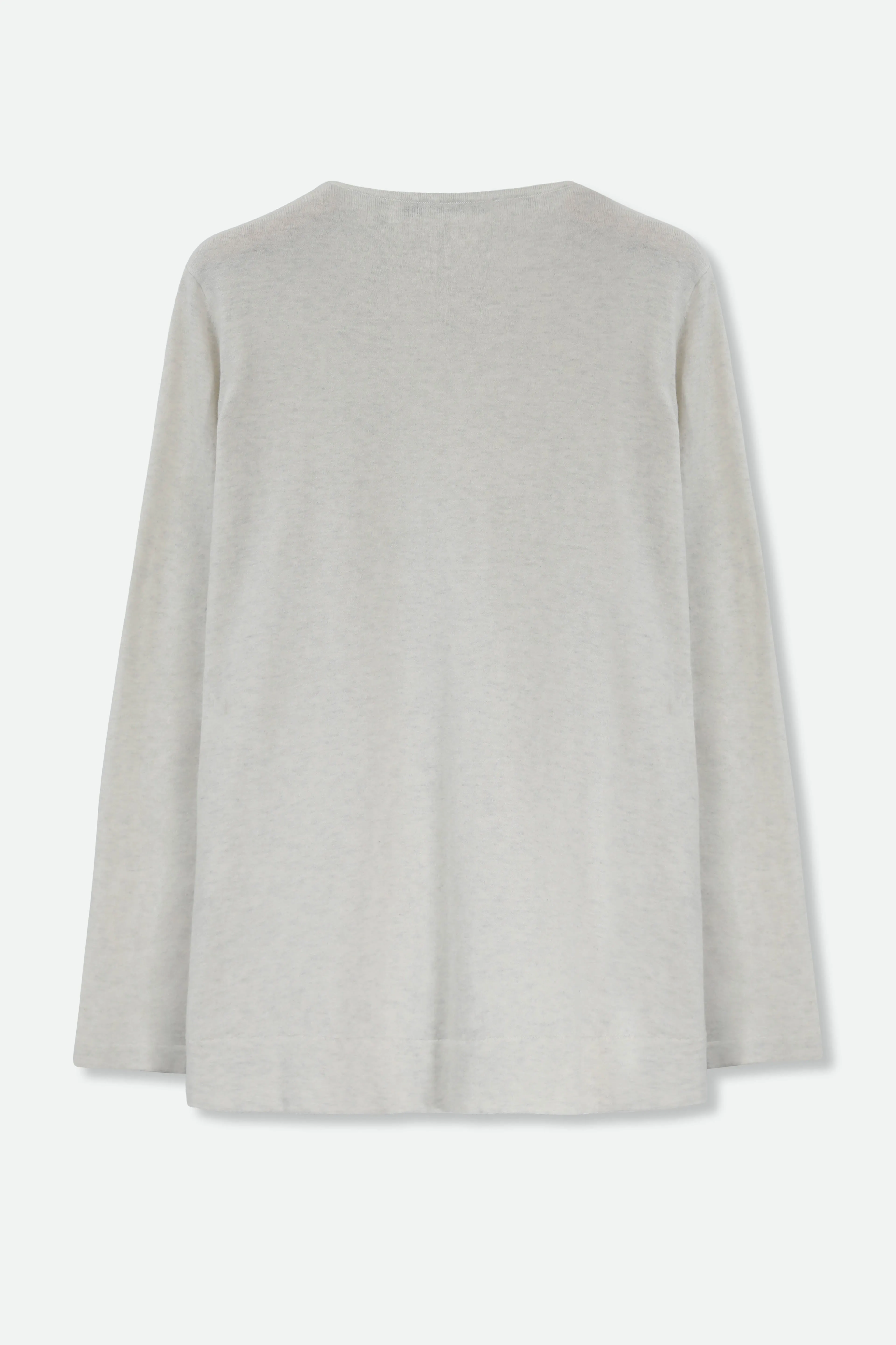 STEVIE LONG SLEEVE CREW IN KNIT PIMA COTTON