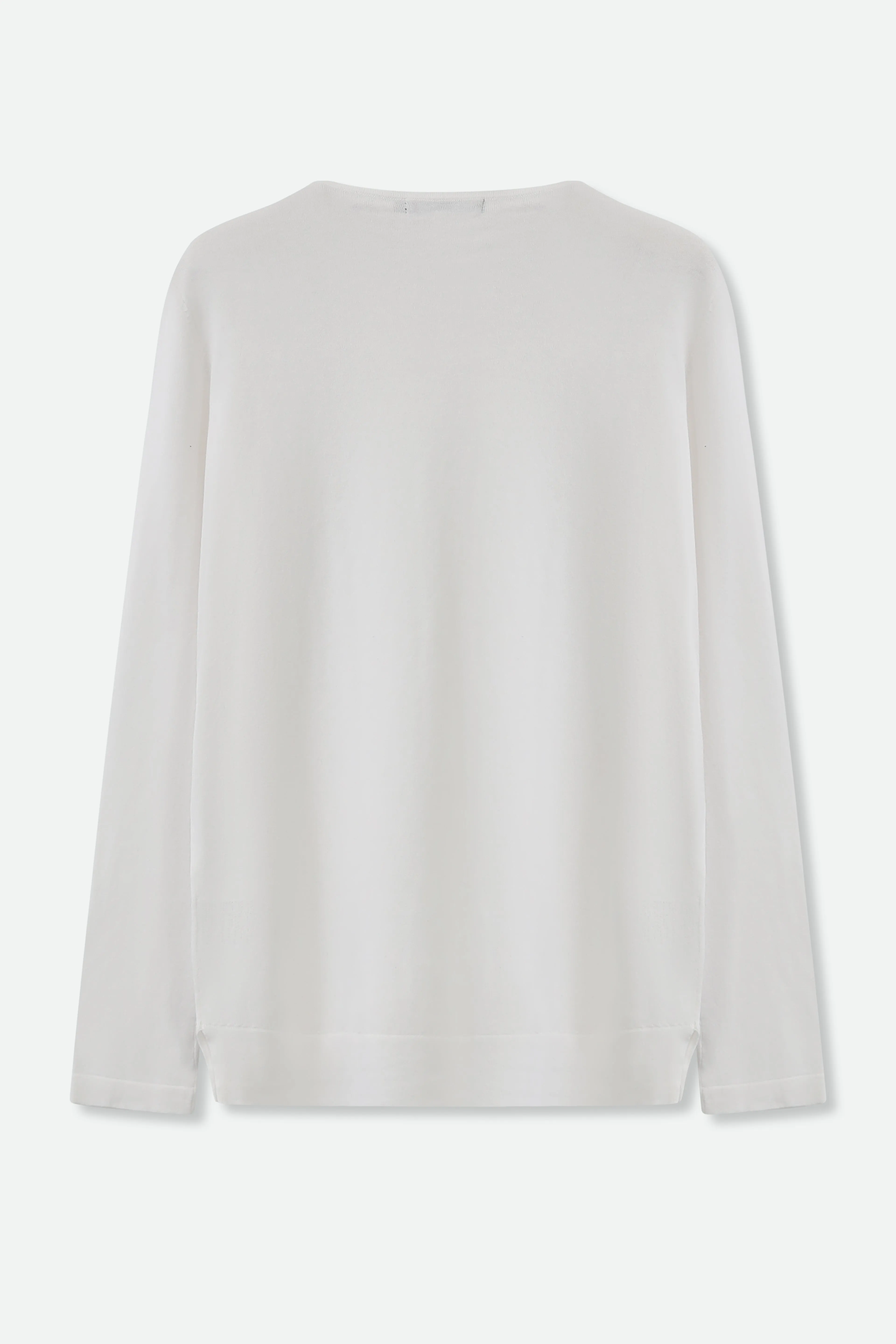 STEVIE LONG SLEEVE CREW IN KNIT PIMA COTTON