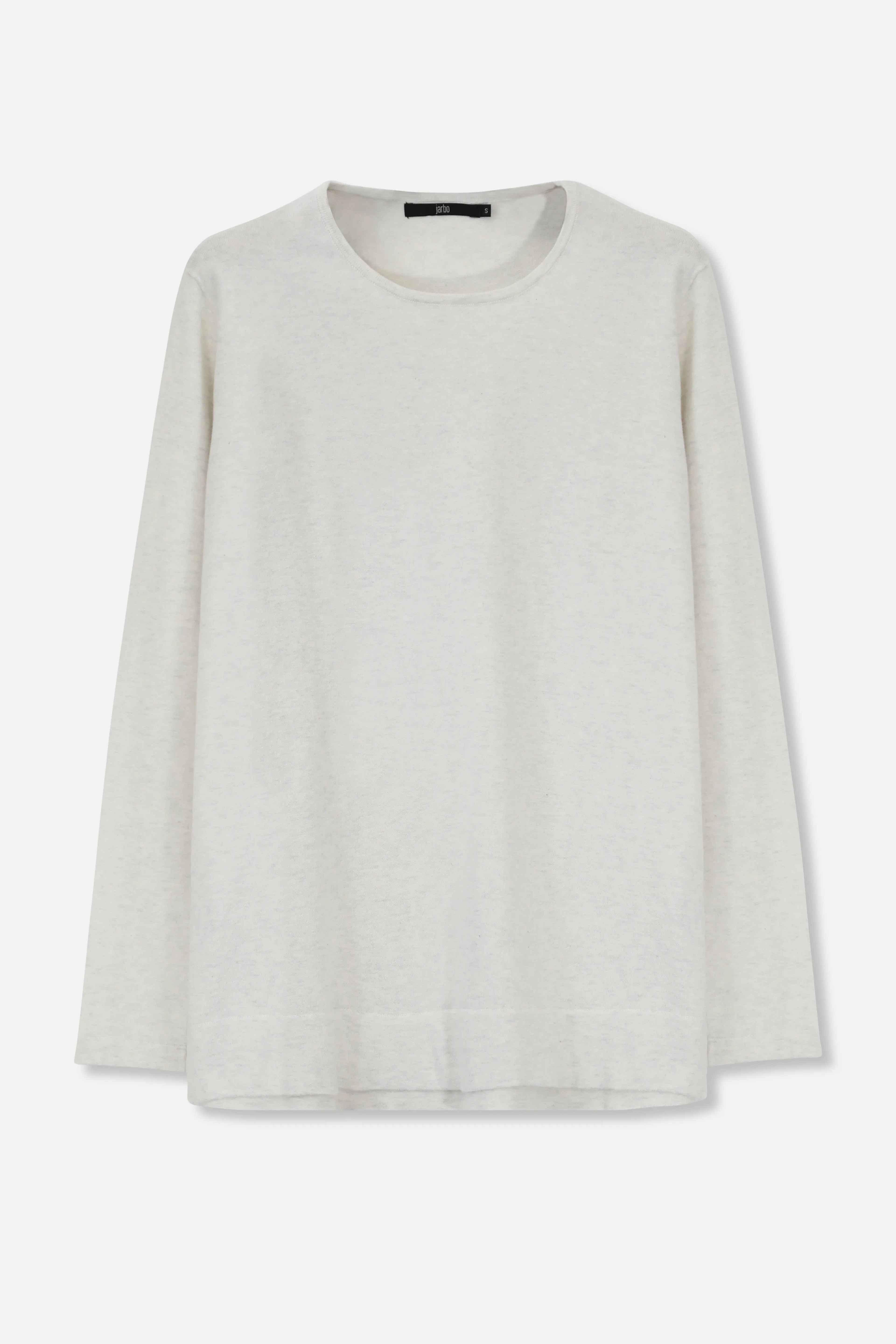 STEVIE LONG SLEEVE CREW IN KNIT PIMA COTTON