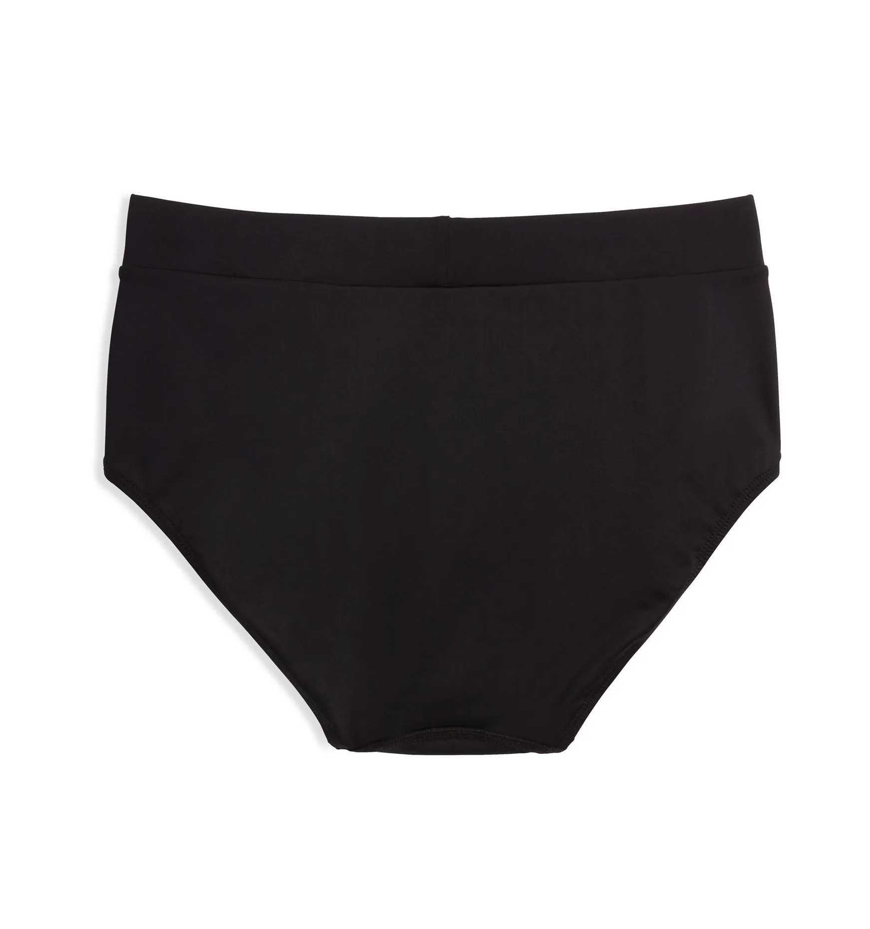 Swim High Waisted Hipster - Black