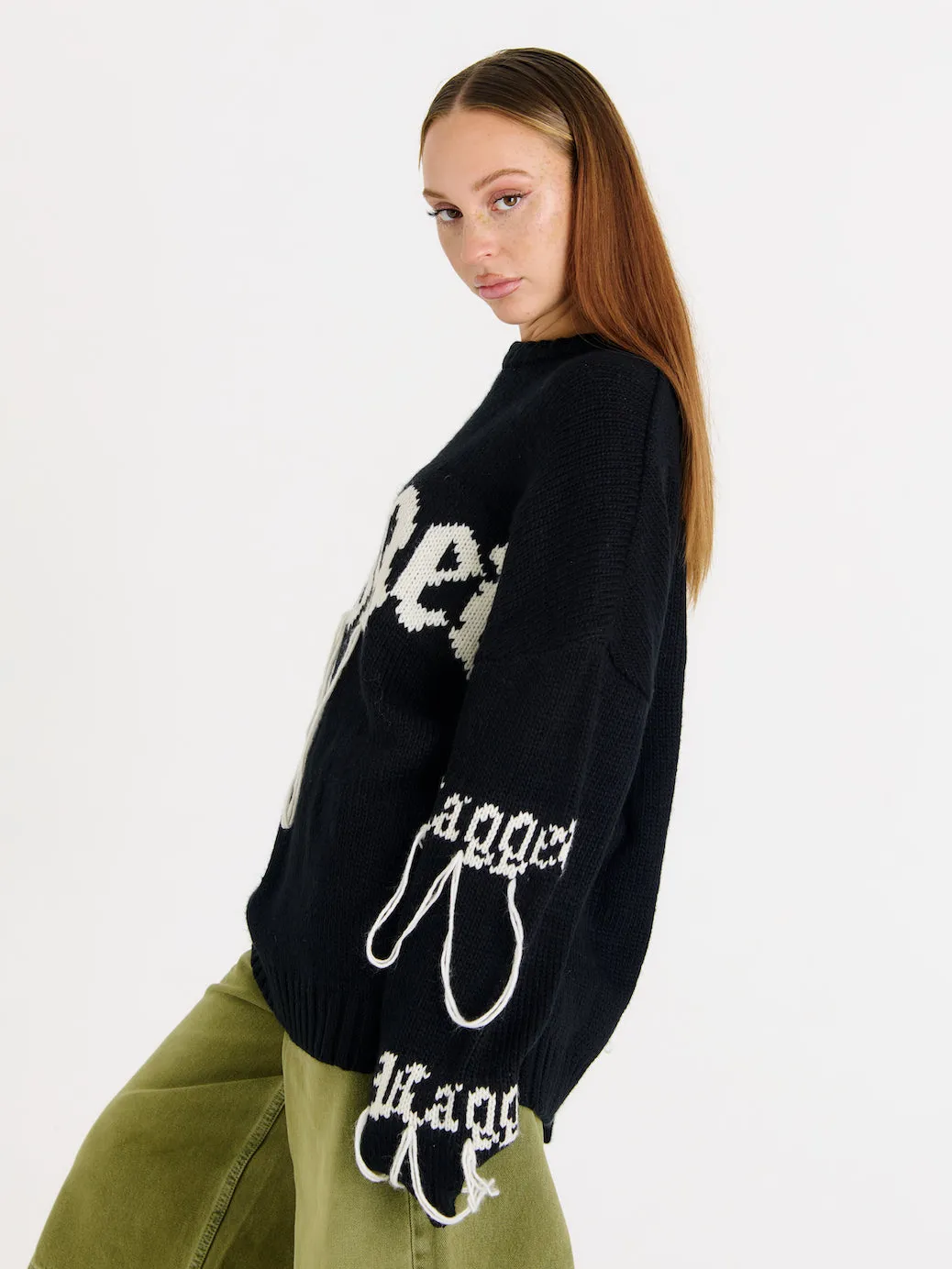 Tangled Logo Knit