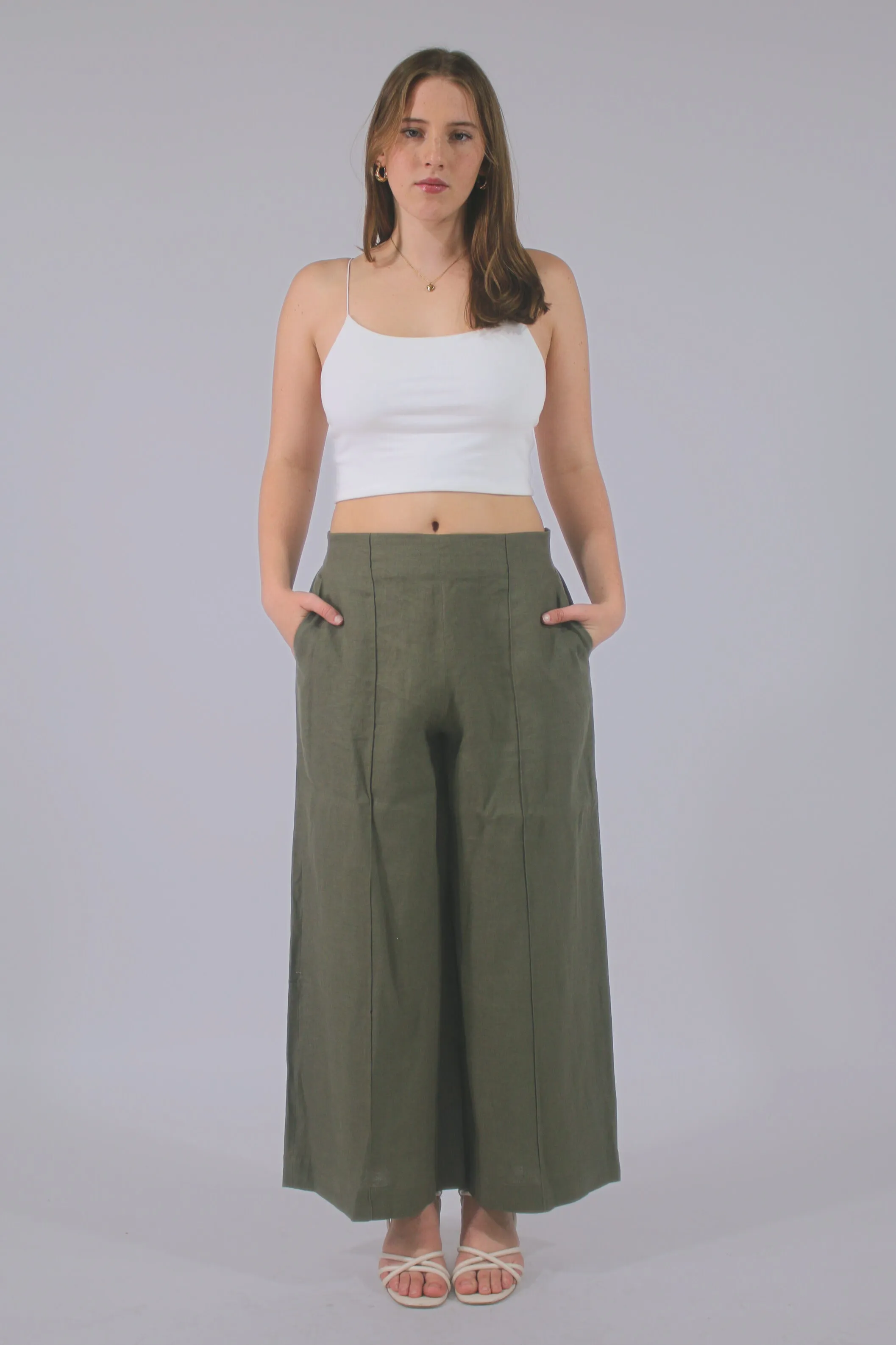 Tatiana 100% Linen Pants