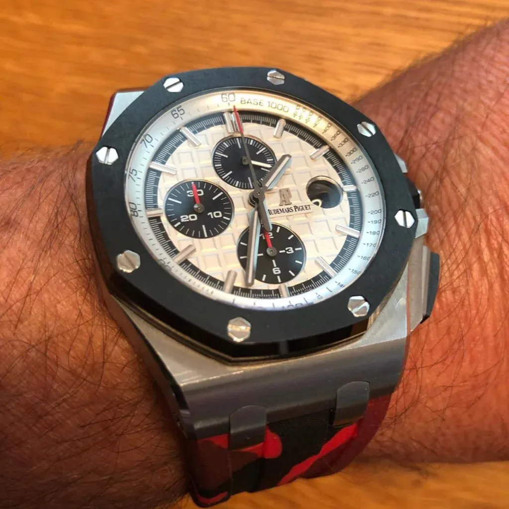 Tempomat Red Camo AP Rubber Strap