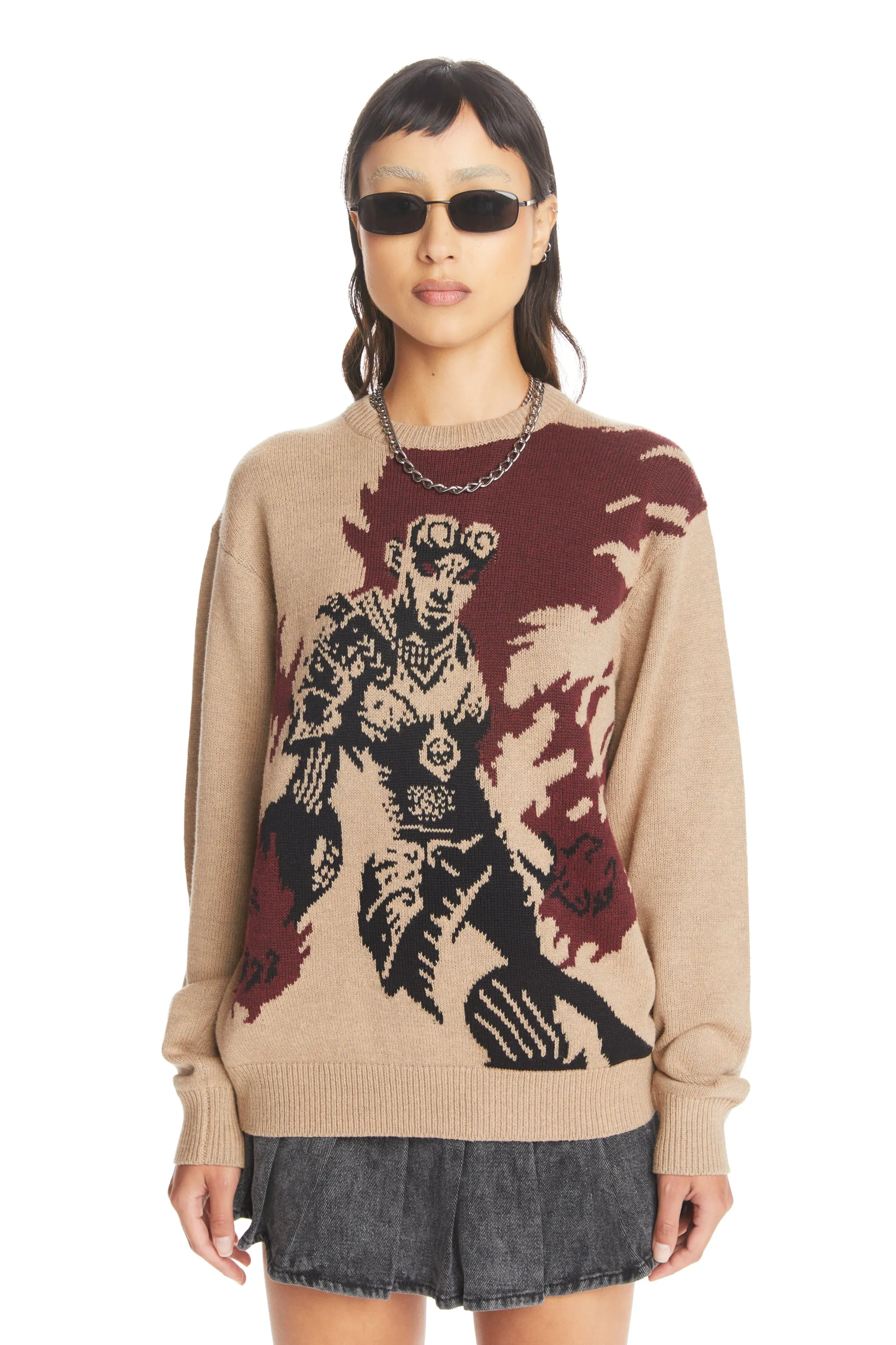 Optimized Title: Official Magic: The Gathering Chandra, Pyromaster Sweater - Premium Quality Gamer Apparel