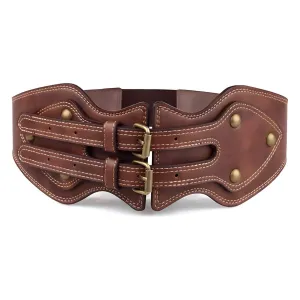 The Agatha Faux Leather Waistband Belt