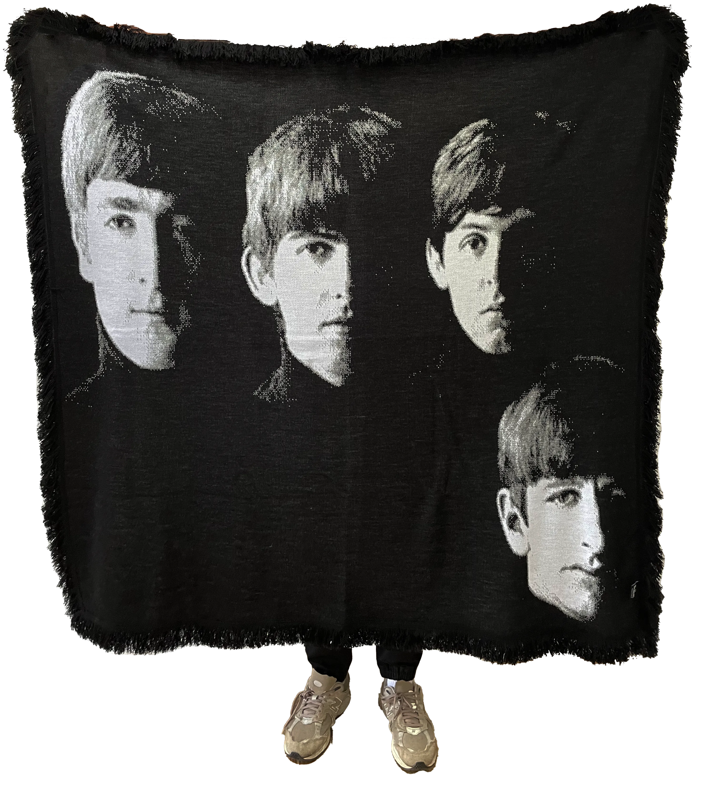 The Beatles® Official Knitted Blanket