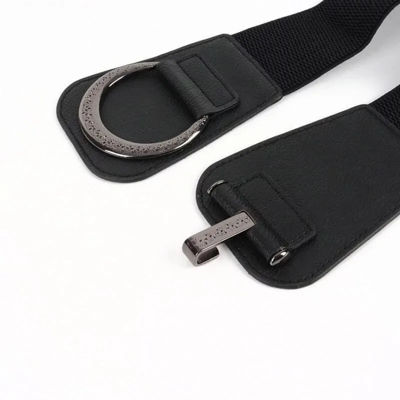 The Daphne Faux Leather Waistband Belt