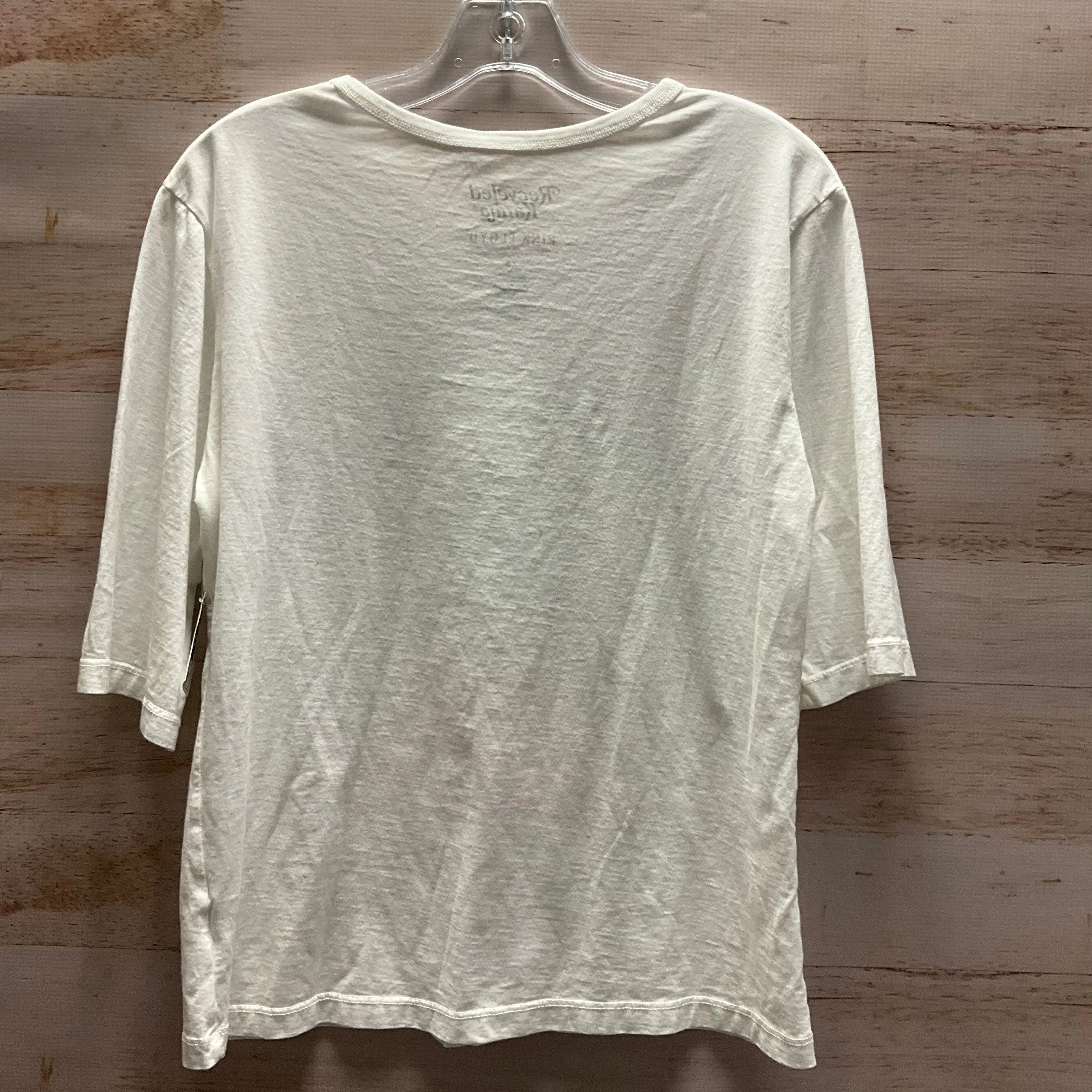 Top Short Sleeve By Clothes Mentor In White, Size: Xs