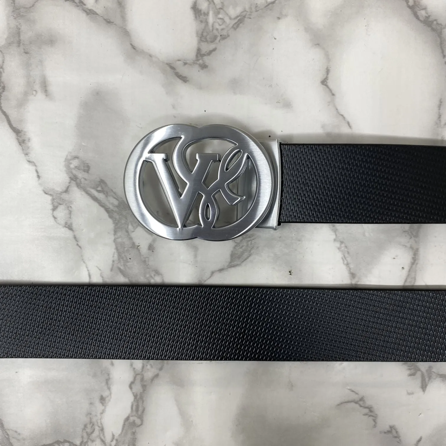 VSL Round Pin Buckle With Leather Strap-JonasParamount