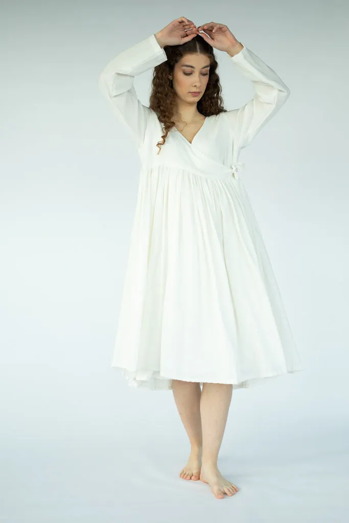 White Libra Dress