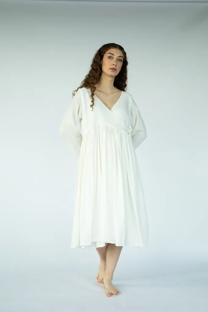 White Libra Dress