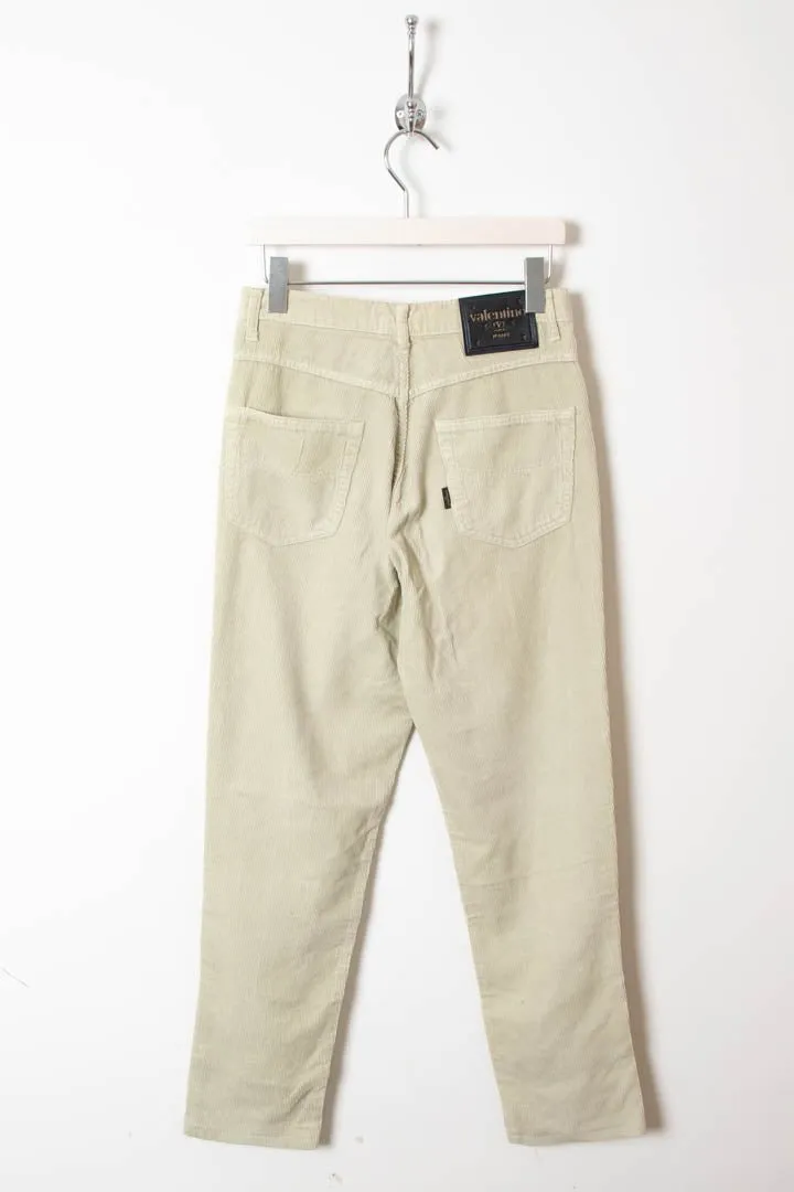 Women's Valentino Garavani High Waisted Corduroy Trousers (S)